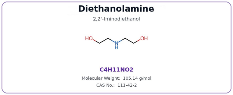 Diethanolamine（DEA） structure