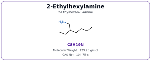2-Ethylhexylamine structure
