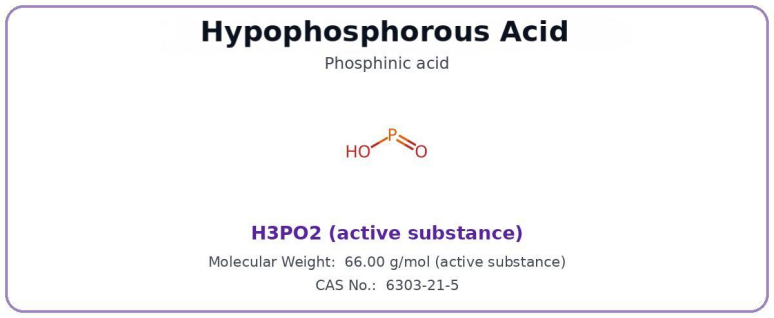Hypophosphorous Acid（HPA） structure